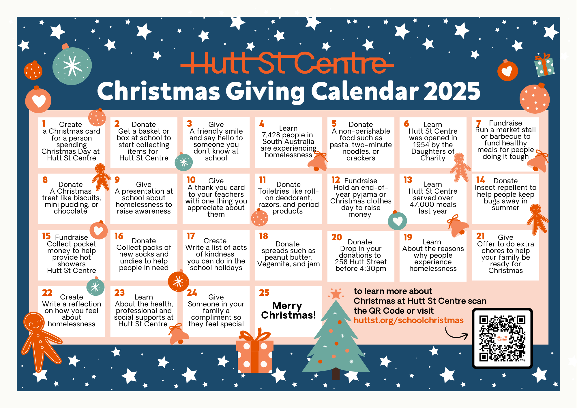 Christmas Giving Calendar 2025
