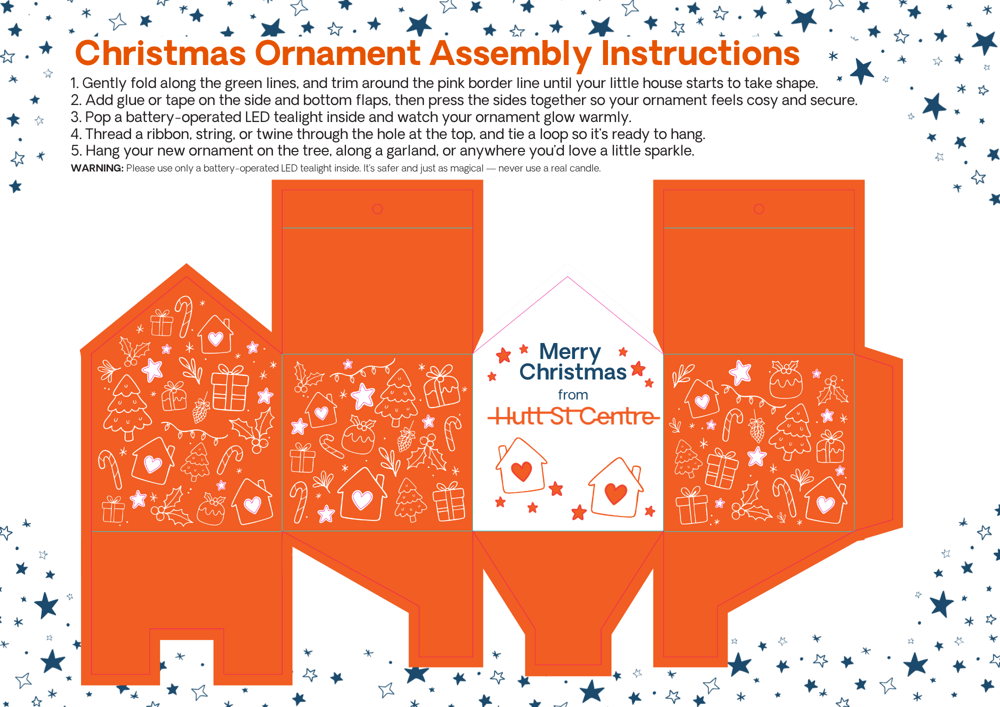 Christmas ornament print out